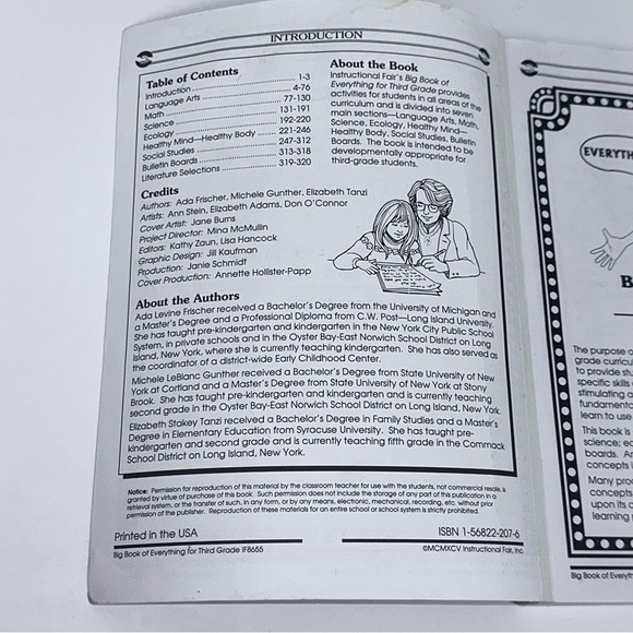 BIG BOOK OF EVERYTHING GRADE 3 By Ada Frischer/Elizabeth Tanzi Teacher Resource - Picture 3 of 16